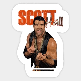 scott hall 2// RETRO Sticker